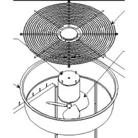  Goodman-Amana 0152G00002S - Fan Grille Guard