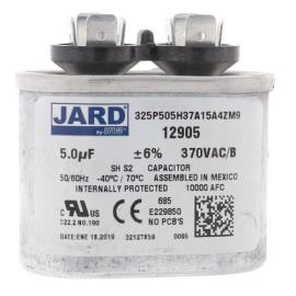 Jard12905 - 5 MFD Oval Run Capacitor (370V)