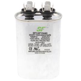 Trane SFCAP10440 - Oval Run Capacitor - 10 MFD, 370/440V, SFCAP10440