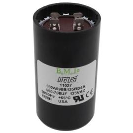 Mars 11027 - 590-708 MFD Round Start Capacitor (110/125V)