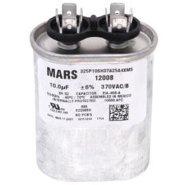 Mars 12008 - 10 MFD Oval Run Capacitor (370V)