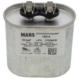 Mars 12014 - 20 MFD Oval Run Capacitor (370V)