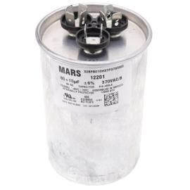 Mars 12201 - 80/10 MFD Dual Section Motor Run Capacitors (370V)