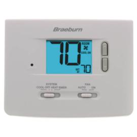 Braeburn 1220NC - 2 Heat/1 Cool Non-Programmable Thermostat - Builder Series