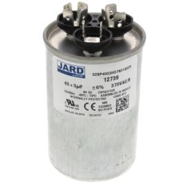 Jard 12739- 40/3 MFD Round Run Capacitor (370V)