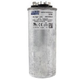 Jard 12796 - 60/10 MFD Round Run Capacitor (440/370V)