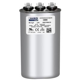 Jard 12809 - 60/5 MFD 440V OVAL Capacitor Type Dual Capacitance Shape Oval MFD Rating 60/5