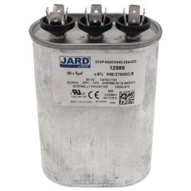 Jard 12986 - 40/5 MFD Oval Run Capacitor (440V)