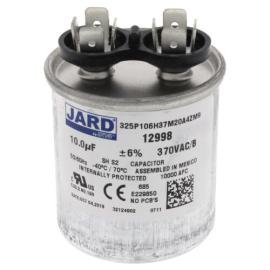 Jard 12998 - 10 MFD Round Run Capacitor (370V)