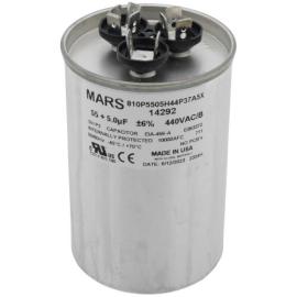 MARS 14292 - 55/5 MFD Round Run Capacitor (440/370V)