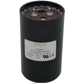 Lennox 63A06 - ( 63A0601 ) 176-216 MFD Start Capacitor, 330 VAC 50/60 Hz, Round