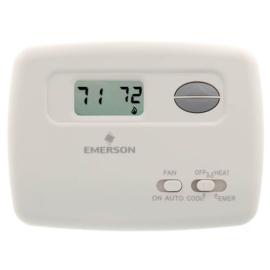 White Rodgers 1F79-111 - Non-Programmable Thermostat, Backlit Display, 24 Volts, Horizontal