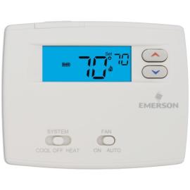 White Rodgers 11F86-0244 - Non-Programmable, 1H/1C, Blue 2" Digital Thermostat, Replaces 