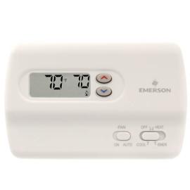 White Rodgers 1F89-211 - Non-Programmable Digital Thermostat, Standard Heat Pump (2H/1C), 24 Volts