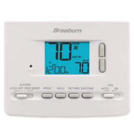 Braeburn 2220NC - 5-2 Day Programmable Thermostat (2 Heat/1 Cool) - Builders Series