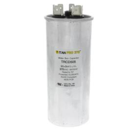 Titan Pro TRCD505 - 50/5 MFD Round Dual Motor Run Capacitor (370V)