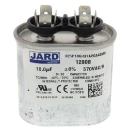 Jard 12908 - 10 MFD Oval Run Capacitor (370V)