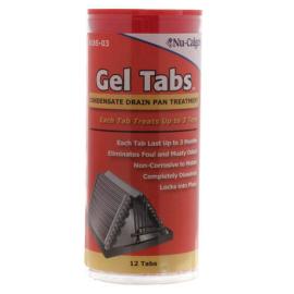 Nu-Calgon 4185-03 - Condensate Pan Gel Tabs, 3 Ton, (12 Tablets in Tube)