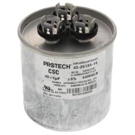 Rheem 43-25133-14 - 40/5 MFD Dual Round Capacitor (440V)