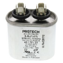 Rheem 43-25134-01 - 3 MFD Single Oval Run Capacitor (370V)