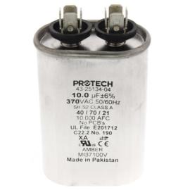 Rheem 43-25134-04 - 10 MFD Oval Run Capacitor (370V)