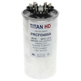 TITAN HD PRCFD405A - 40/5 MFD Round Dual Motor Run Capacitor (440/370V)