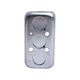 Lennox 49P91 - ( 620-201 ) Steel Electrical (Handy) Box Cover, 1-7/8" Deep, 1/2" K.O., 200 Series