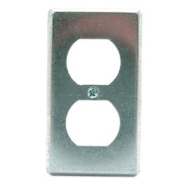 Lennox 49P92 - ( 620-252 ) Steel Electrical (Handy) Box Cover, Two Duplex Receptacle Cover, 200 Series