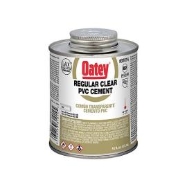 Lennox 56P48 - ( 31014 ) Regular Clear PVC Cement, 16 Ounce Dauber Top Can