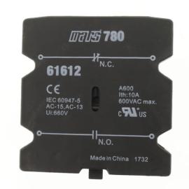 Mars 61612 - 1 N/O - 1 N/C Auxiliary Switch (30-60 Amp)