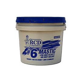 Lennox 67P67 - ( 106001 ) #6 Mastic Fiber Reinforced Low to High Velocity Air Duct Sealant, White, 1 Gallon Pail