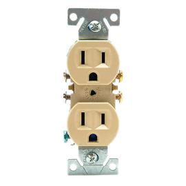 Lennox 85N42 - ( 620-701 ) Duplex Receptacle, 15A, 125V, NEMA 5-15R, Ivory