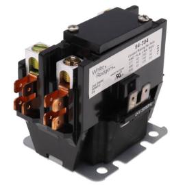 White Rodgers 94-394 - 1 Pole Contactor, 24 VAC Coil, 50/60 Hz, 40 Amp Contacts. Coil Data: 16.5 Ohms DC Resistance, 208 mA