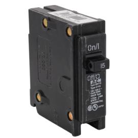 Eaton BR115 - Single-Pole BR Thermal Magnetic Circuit Breaker (15A, 120/240V)