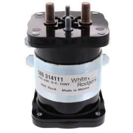 White Rodgers 586-314111 - Solenoid, SPDT, 24 VDC Isolated Coil, Normally Open Continuous Contact Rating 200 Amps, Inrush 600 Amps