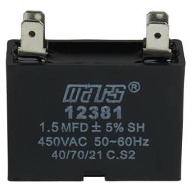  MARS 12381 - 1.5 MFD Square Mini Split Run Capacitor (450V)