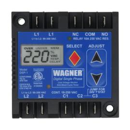 DiversiTech DSP-1 - Digital 1-Phase Line Voltage Monitor Motor Protector