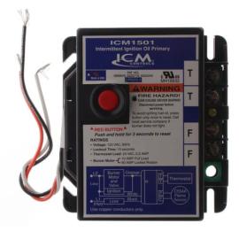 ICM Controls ICM1501 - Intermittent Ignition Oil Primary Control (Safety Timing, 15 Seconds)