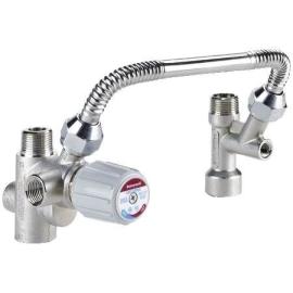 Honeywell AMX302TLF Direct Connect Water Heater Kit Including Valve, Tee, and 11" Flex Connector, 3" x 13.5" x 5.25"