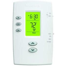 Honeywell TH2210DV1006 PRO 2000 Vertical 5+2 Day Programmable Heat Pump Thermostat - Backlit, 2H/1C, Dual Powered