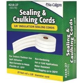 Sealing Cords, 3/8" x 25 ft. Roll, White