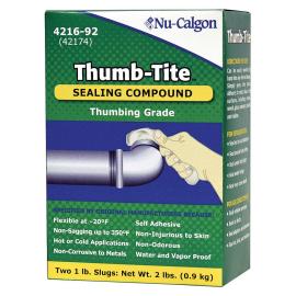 Nu-Calgon 4216-92 Thumb-Tite Sealing Compound, 2 lb. Box