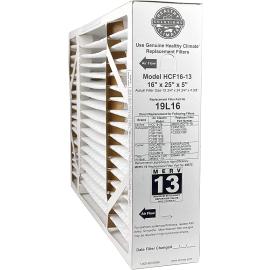 Healthy Climate HCF16-13, Disposable Pleated Box Filter 25 x 16 x 5 Inch, MERV 13