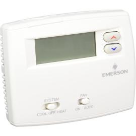 Emerson 1F86 0244 Non Programmable Thermostat 1H/1C, Blue
