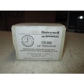 Honeywell TD-090 1/4" Tridicator Temperature, Pressure Gauge