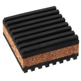 DiversiTech MP-2C - Rubber/Cork Anti-Vibration Pad, 2" x 2" x 7/8"