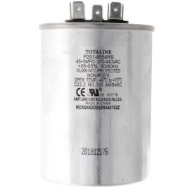 Carrier P291-4554RS - 440V Dual Round Run Capacitor, 45/5 MFD