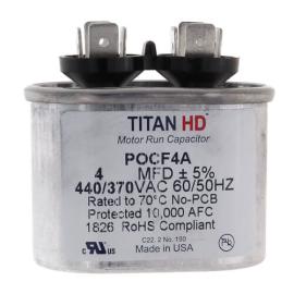 Titan HD POCF4A - 4 MFD Oval Motor Run Capacitor (440/370V)