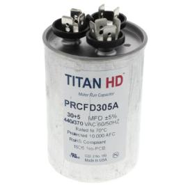 Titan HD PRCFD305A - 30/5 MFD Round Dual Motor Run Capacitor (440/370V)