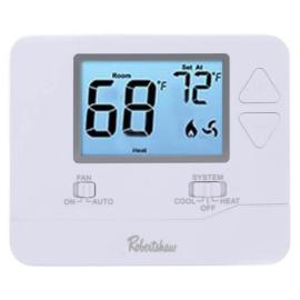 Robertshaw RS8110 - Digital Non-Programmable Wall Thermostat (1 Heat/1 Cool)